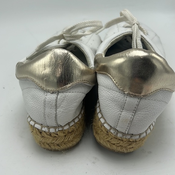 Steve Madden white espadrille sneakers size 9.5 - Picture 4 of 6